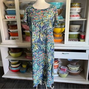 Vintage Reyn Spooner Dietrich Varez Sleeveless Hawaiian Dress - Size Large